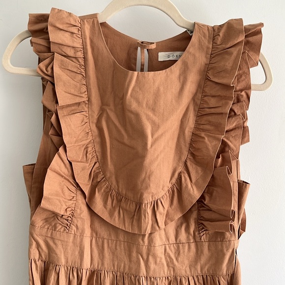 Doen Savannah Brown Ruffle Dress - Picture 3 of 9